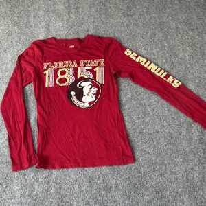 Florida State Seminoles Long Sleeve T Shirt Soffe NCAA Football‎ Women's Large